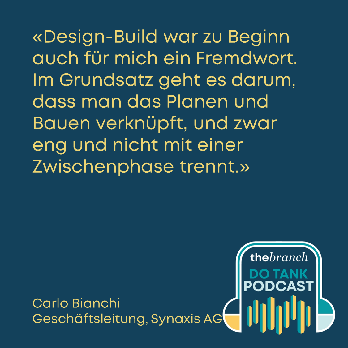 Design-Build – Das kluge Abwicklungsmodell